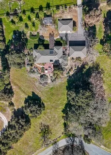 a view of a lake from a yard