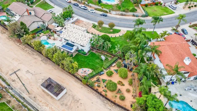 a front view of a house with blue lights