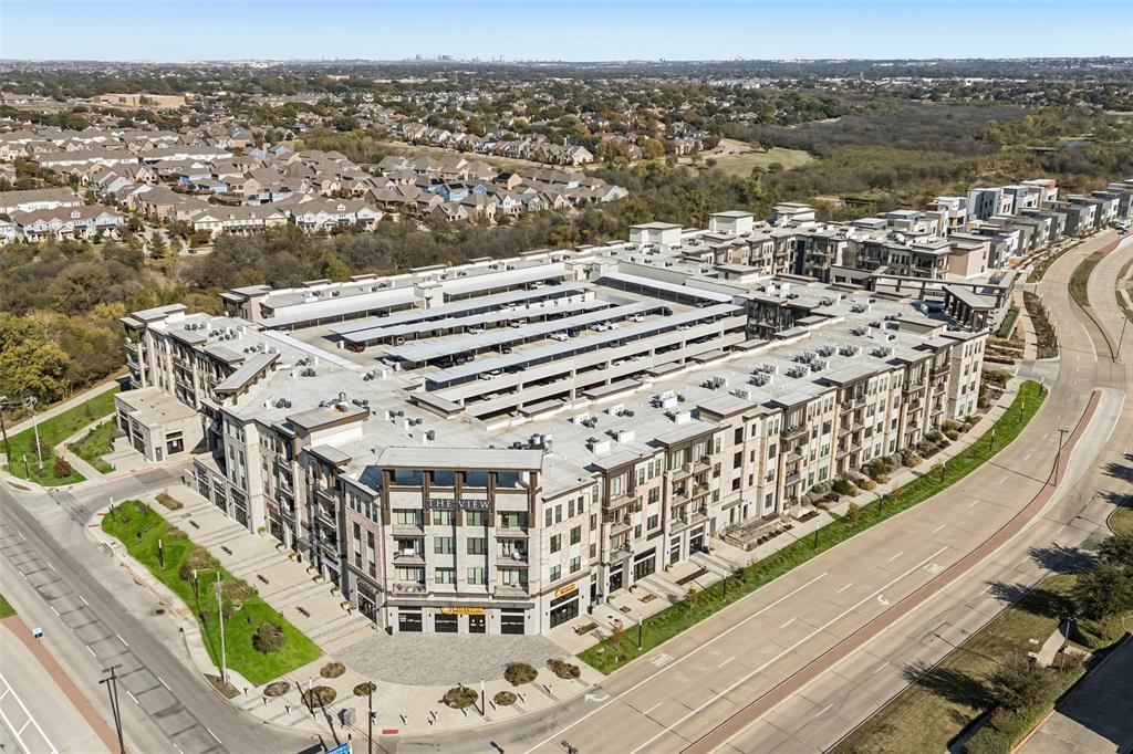 a view of a city with an ocean