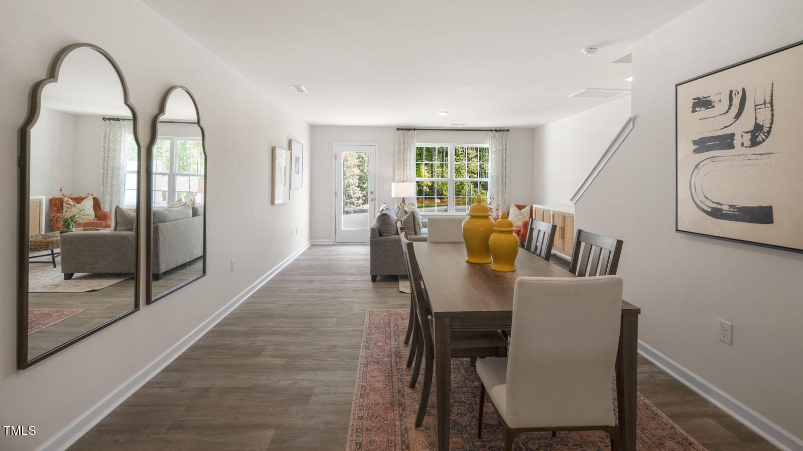 8537 Beckett Chase Way Raleigh, NC 27616 - Photo 15 of 32 a view of a dining room with furniture and a window