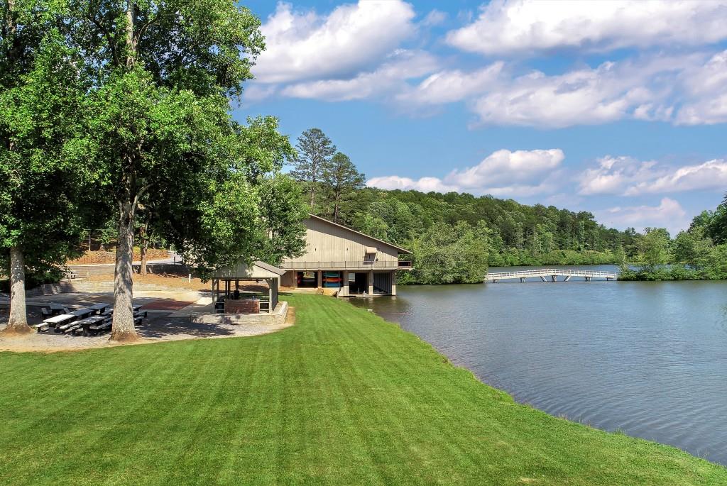 0 Pinecrest Road Sautee Nacoochee, GA 30571 - Photo 8 of 13 a view of a lake with a house in the background