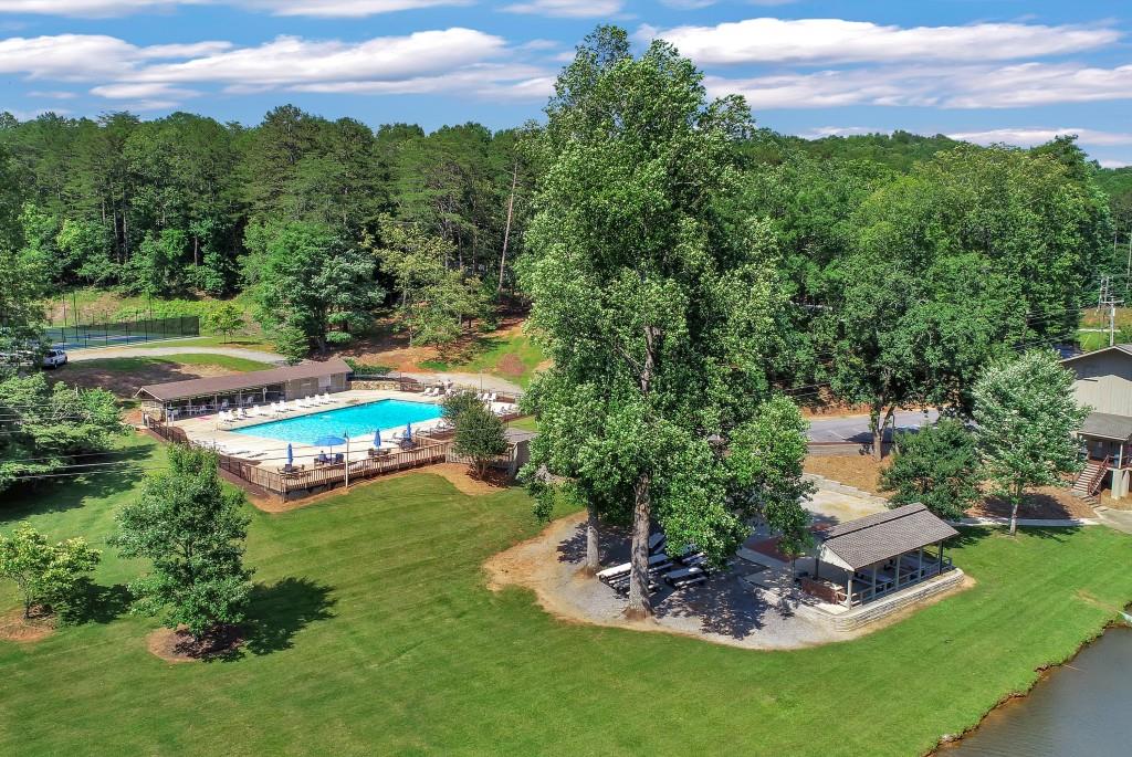 0 Pinecrest Road Sautee Nacoochee, GA 30571 - Photo 9 of 13 a view of a backyard with plants and a lake