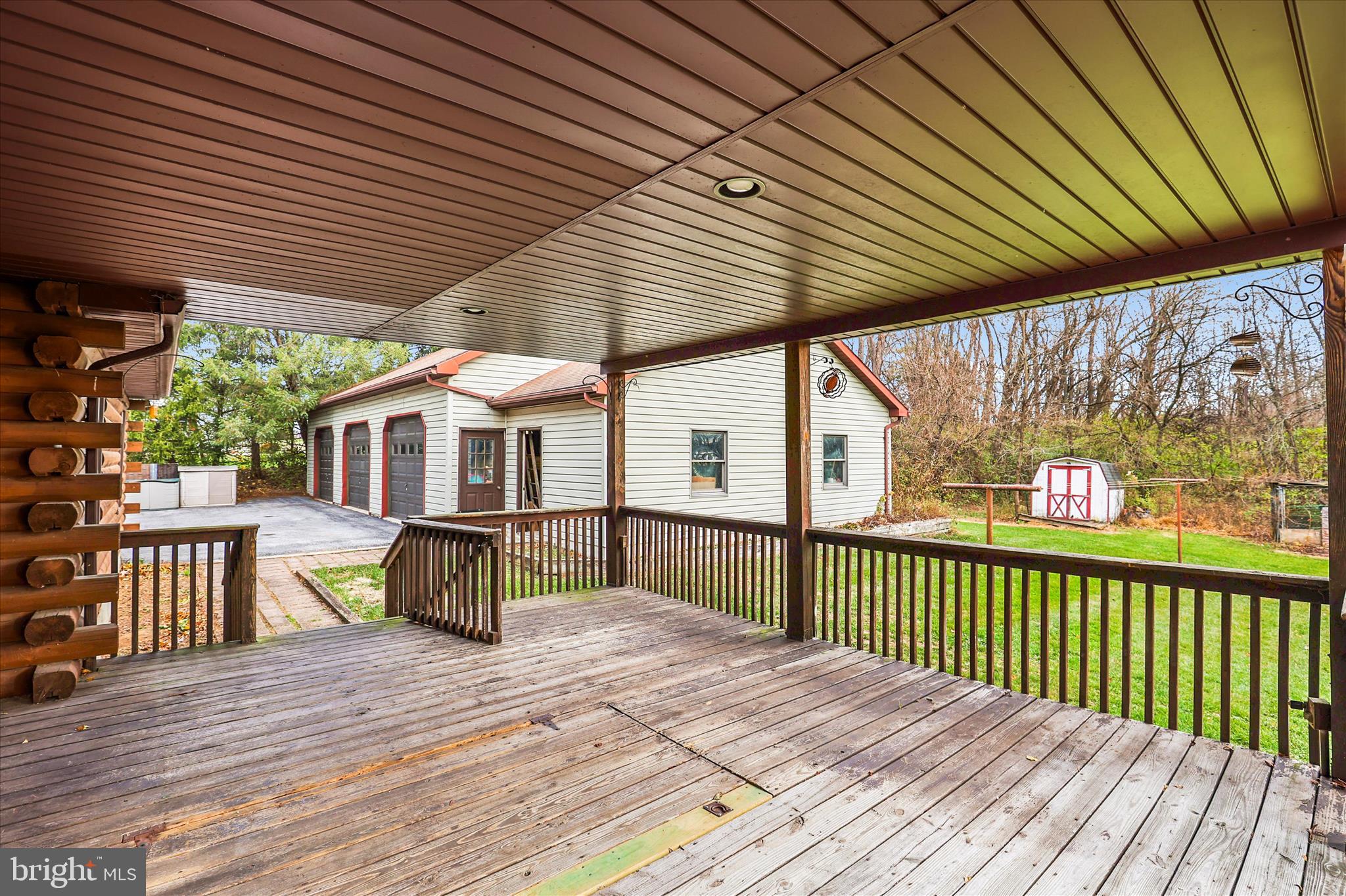 181 Gooseville Road New Oxford, PA 17350 - Photo 32 of 45 a view of a house with wooden deck