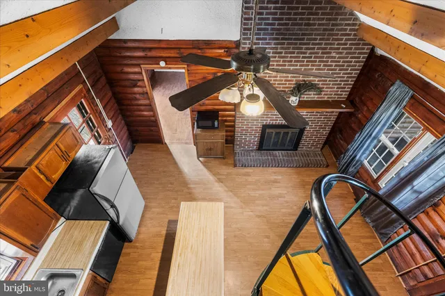 a backyard of a house