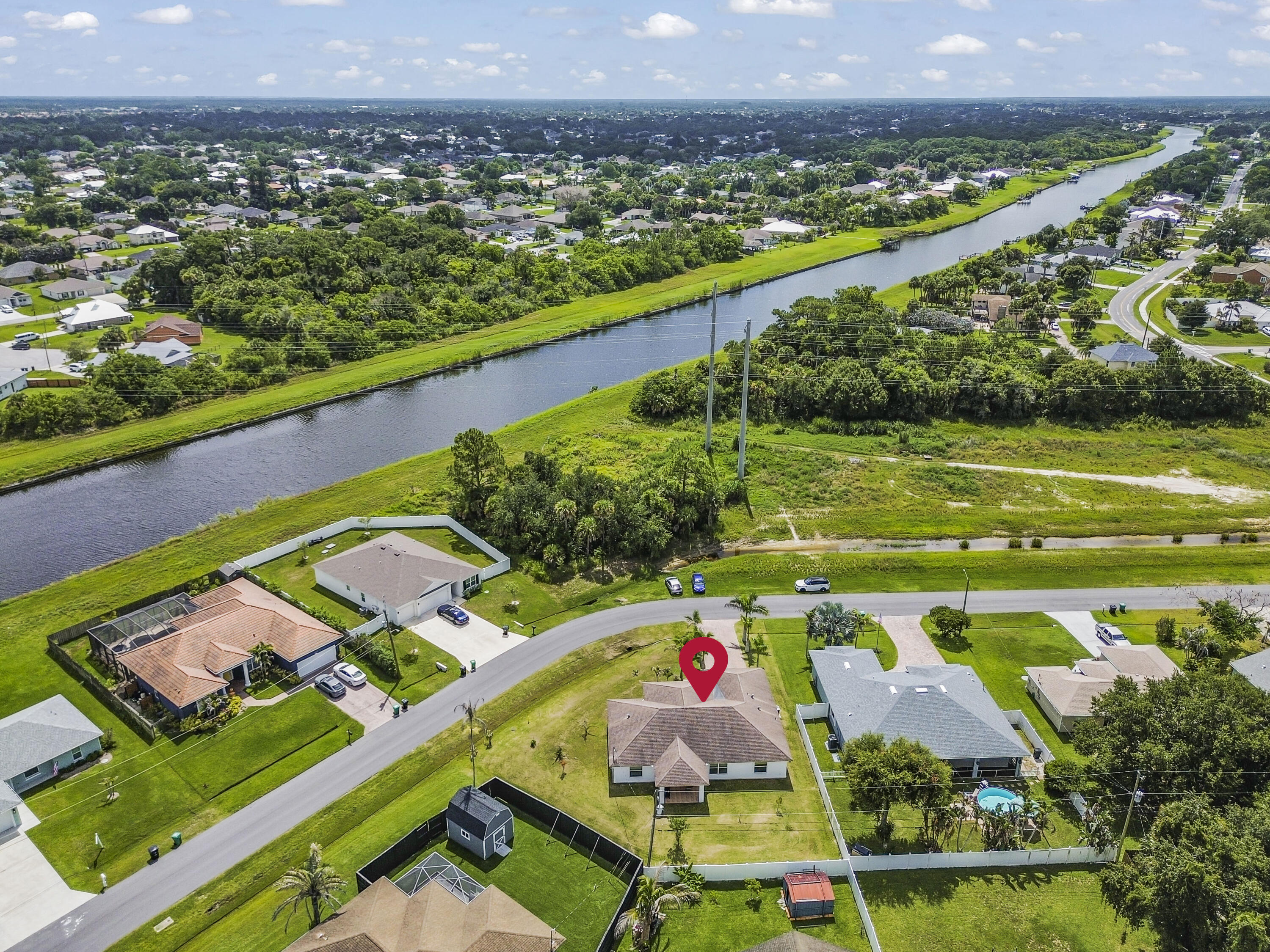 2194 Southwest Salmon Road Port St. Lucie, FL 34953 - Photo 28 of 29 38 Drone 06 1