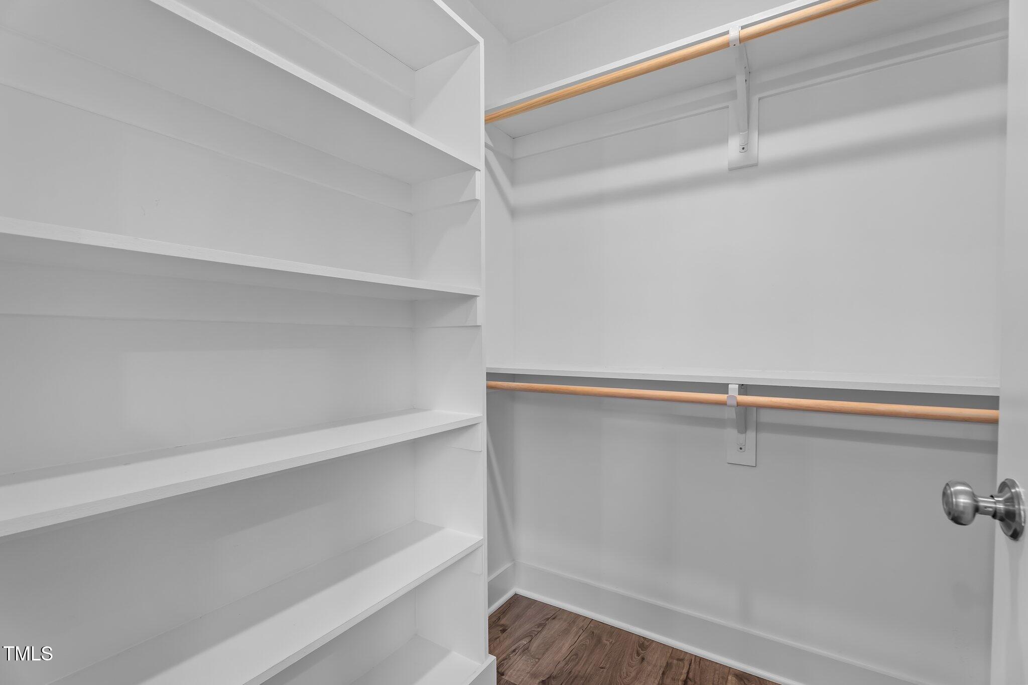 1914 Jack Road Clayton, NC 27520 - Photo 17 of 38 a view of an empty walk in closet