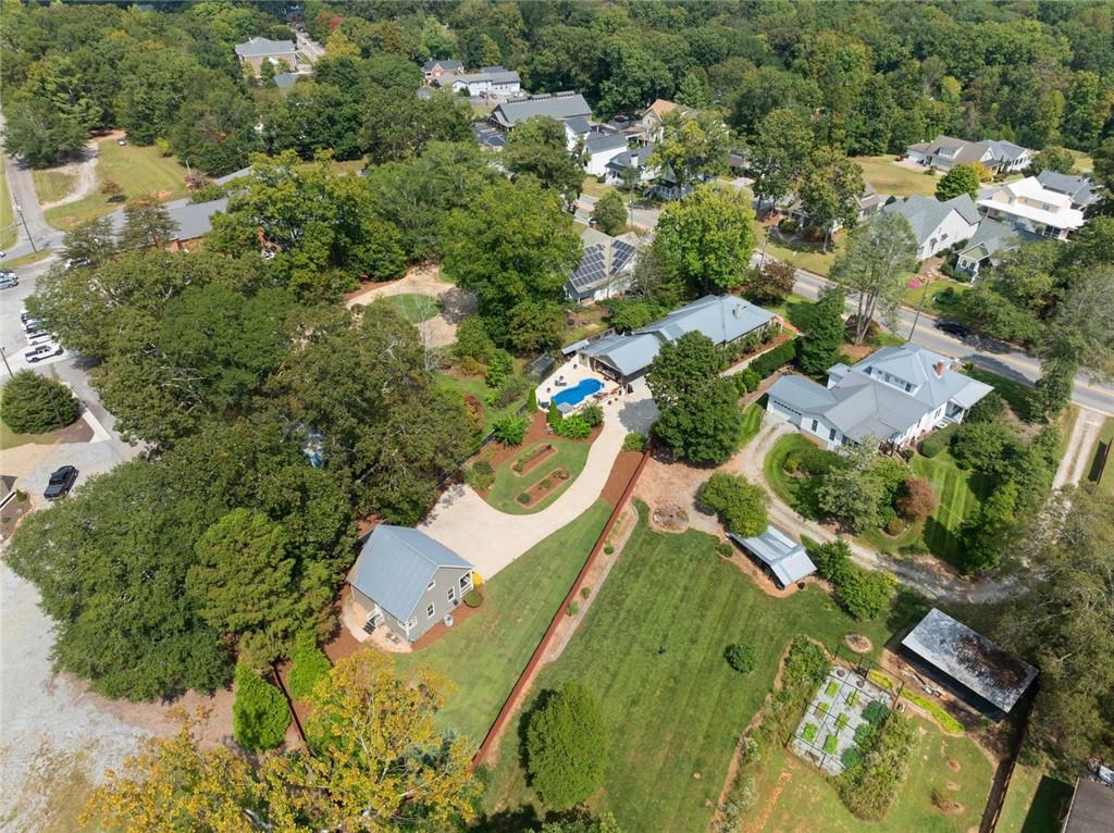745 Washington Street Clarkesville, GA 30523 - Photo 52 of 54 an aerial view of residential houses with outdoor space