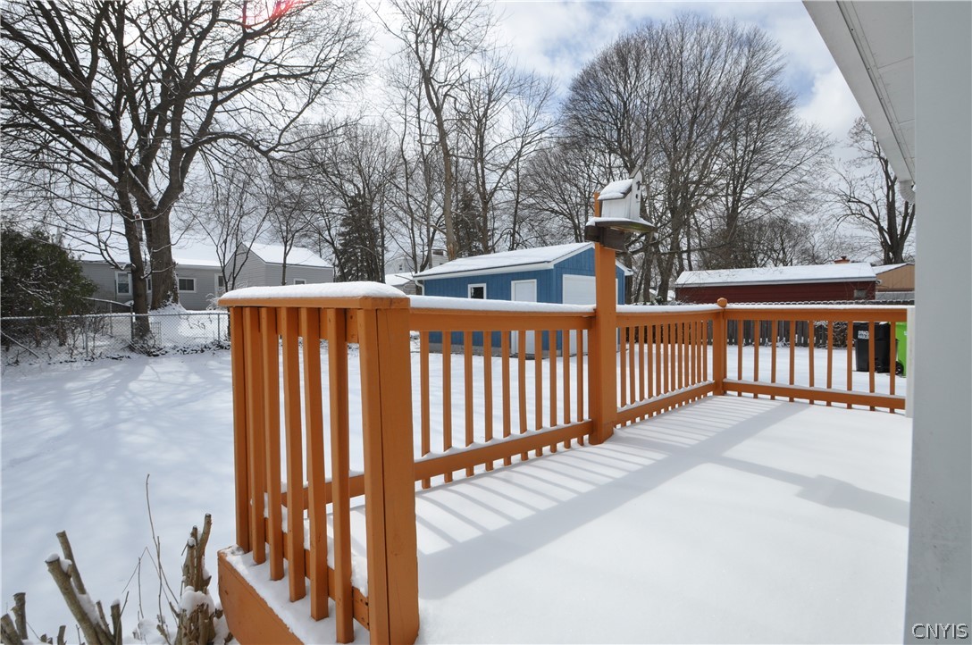 606 Roxford Road South Salina, NY 13208 - Photo 26 of 30 Deck off Sun Room
