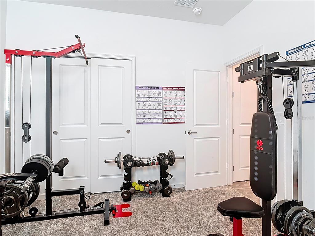 5704 Bristleleaf Court Leesburg, FL 34748 - Photo 26 of 41 a view of a room with gym equipment