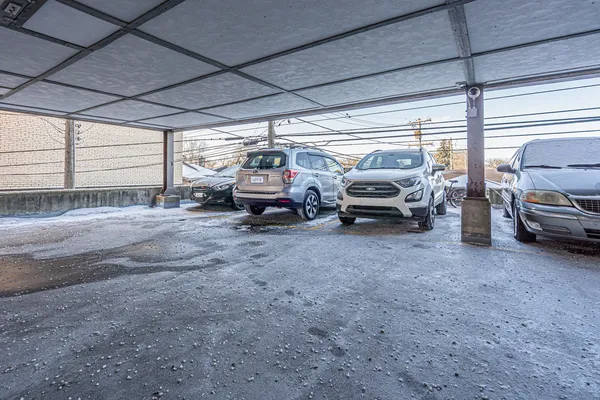 a view of car garage