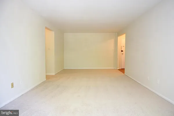 a view of an empty room