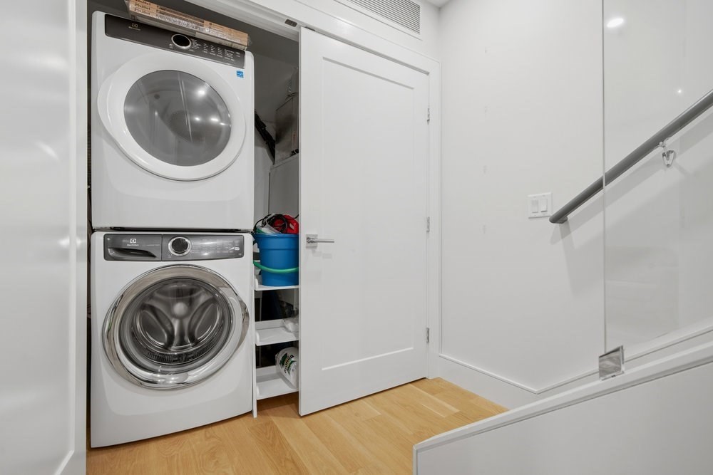 38 Englewood Avenue, Unit 2 Boston, MA 02135 - Photo 20 of 23 a utility room with dryer and washer
