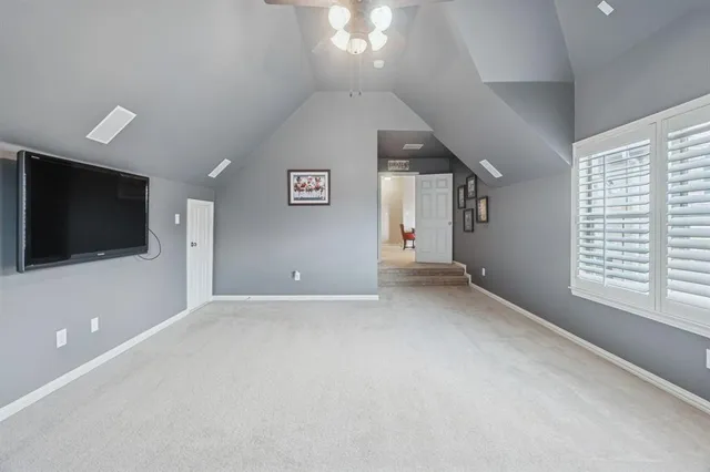 a view of a livingroom with a flat screen tv