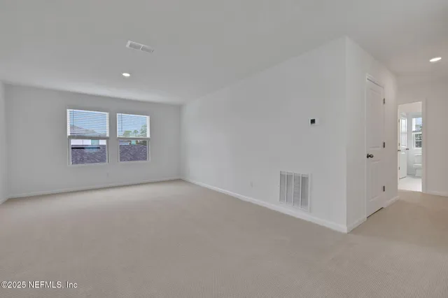 a view of yard with mountain view