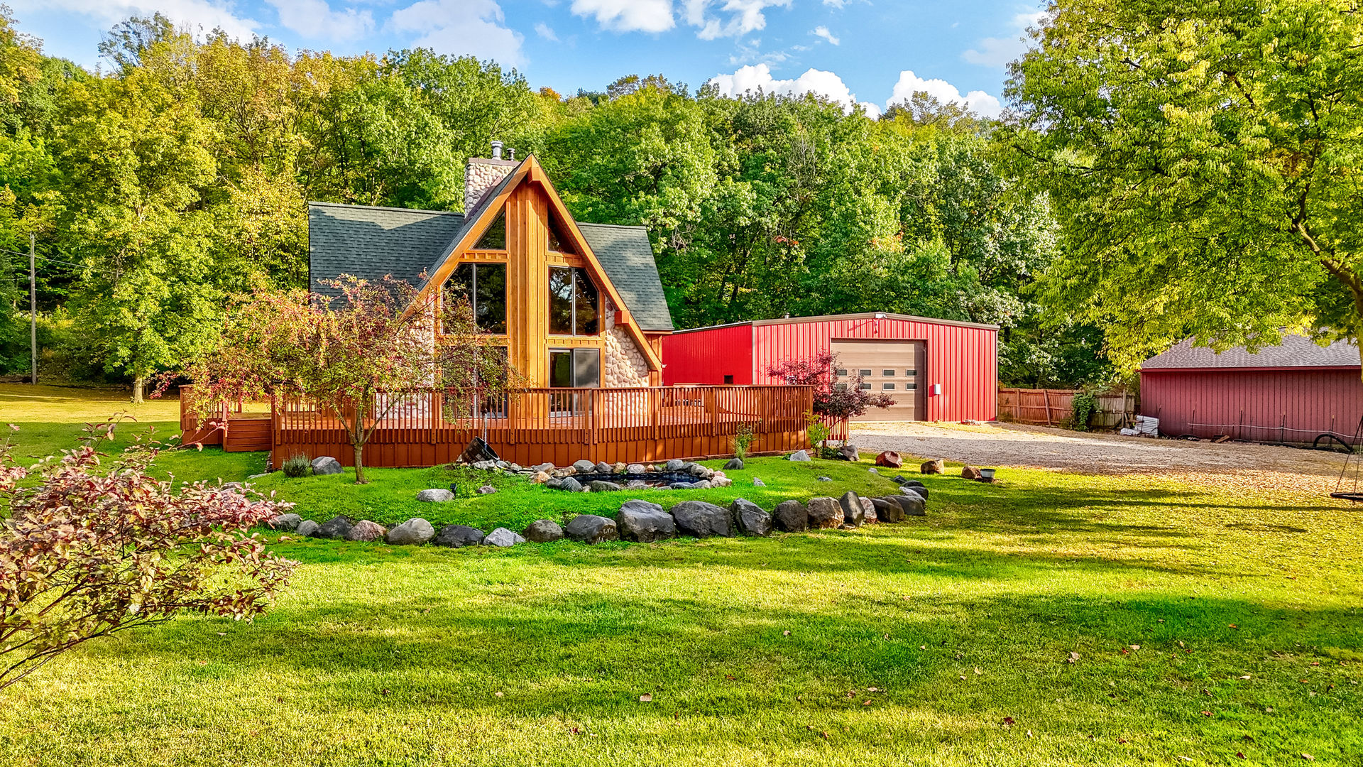 1522 East State Route 71 Ottawa, IL 61350 - Photo 34 of 35 a view of a house with a yard and sitting area