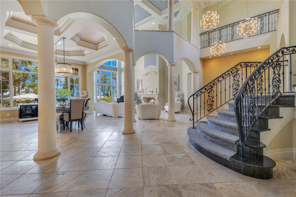 11103 Bridge House Road Windermere, FL 34786 - Photo 13 of 90 a view of entryway and hall with a living room