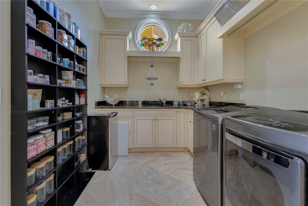 11103 Bridge House Road Windermere, FL 34786 - Photo 29 of 90 a kitchen with stainless steel appliances granite countertop a stove and a bookshelf