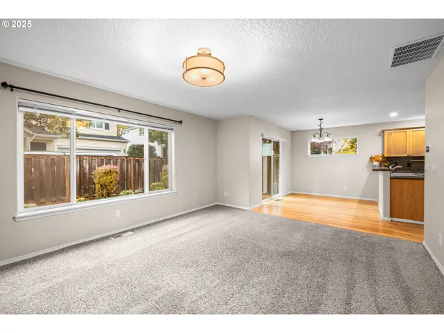 a view of empty room with a window