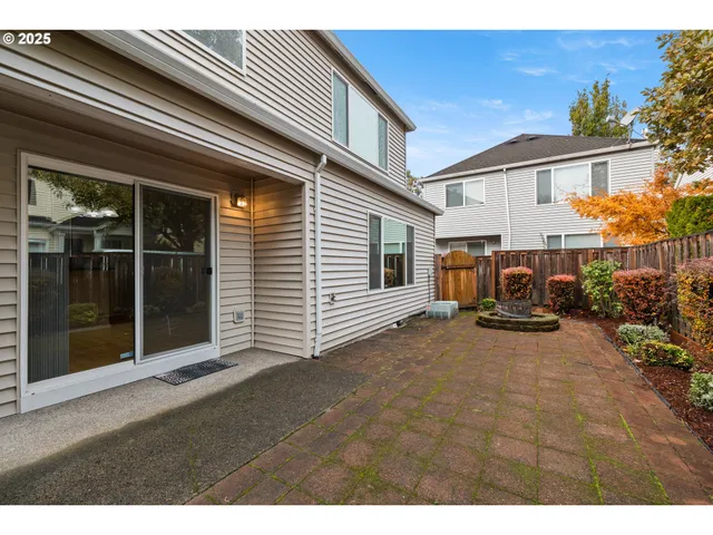 a view of a house with a patio