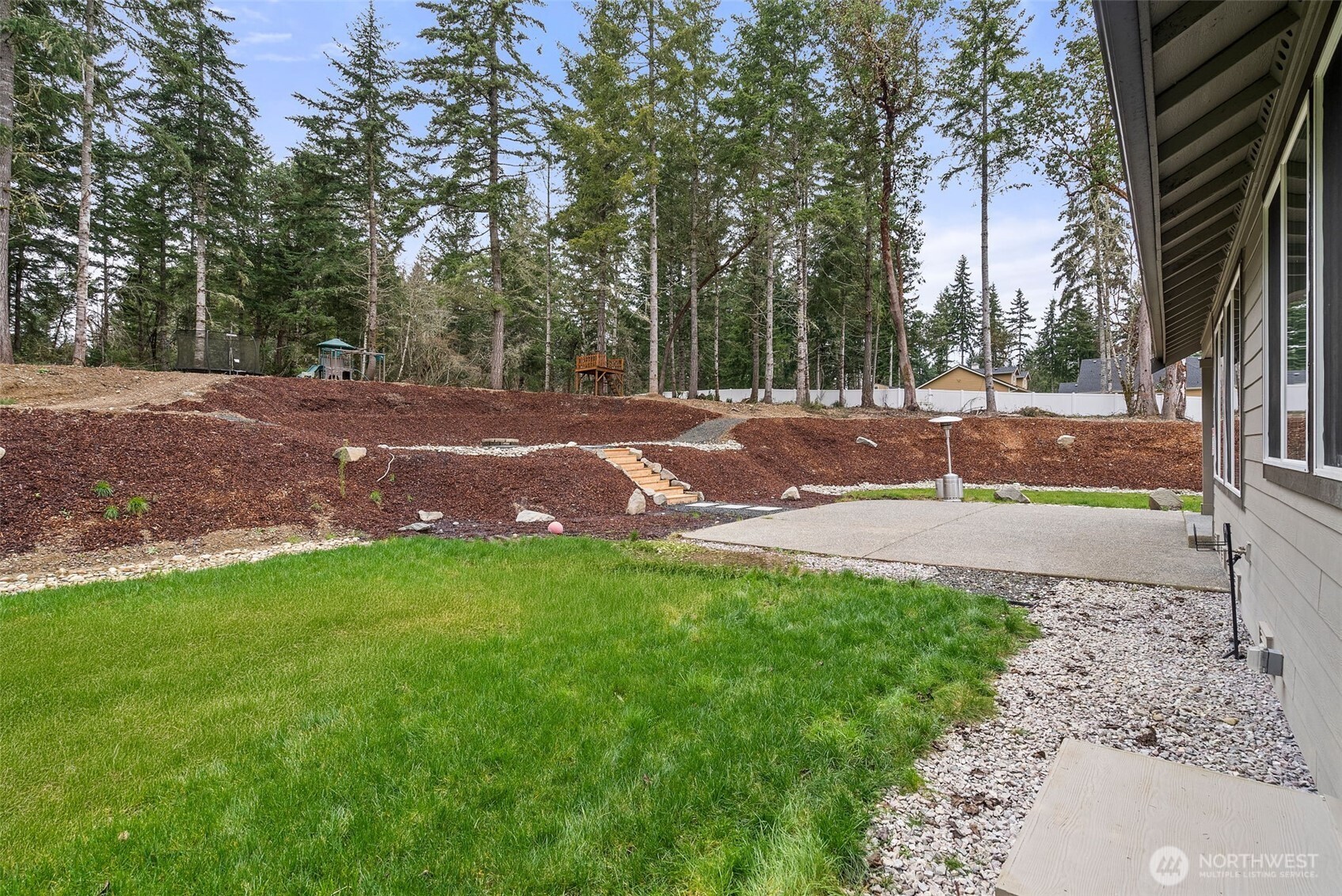 812 Tiedman Road Northwest Lakebay, WA 98349 - Photo 34 of 40 a view of backyard with green space