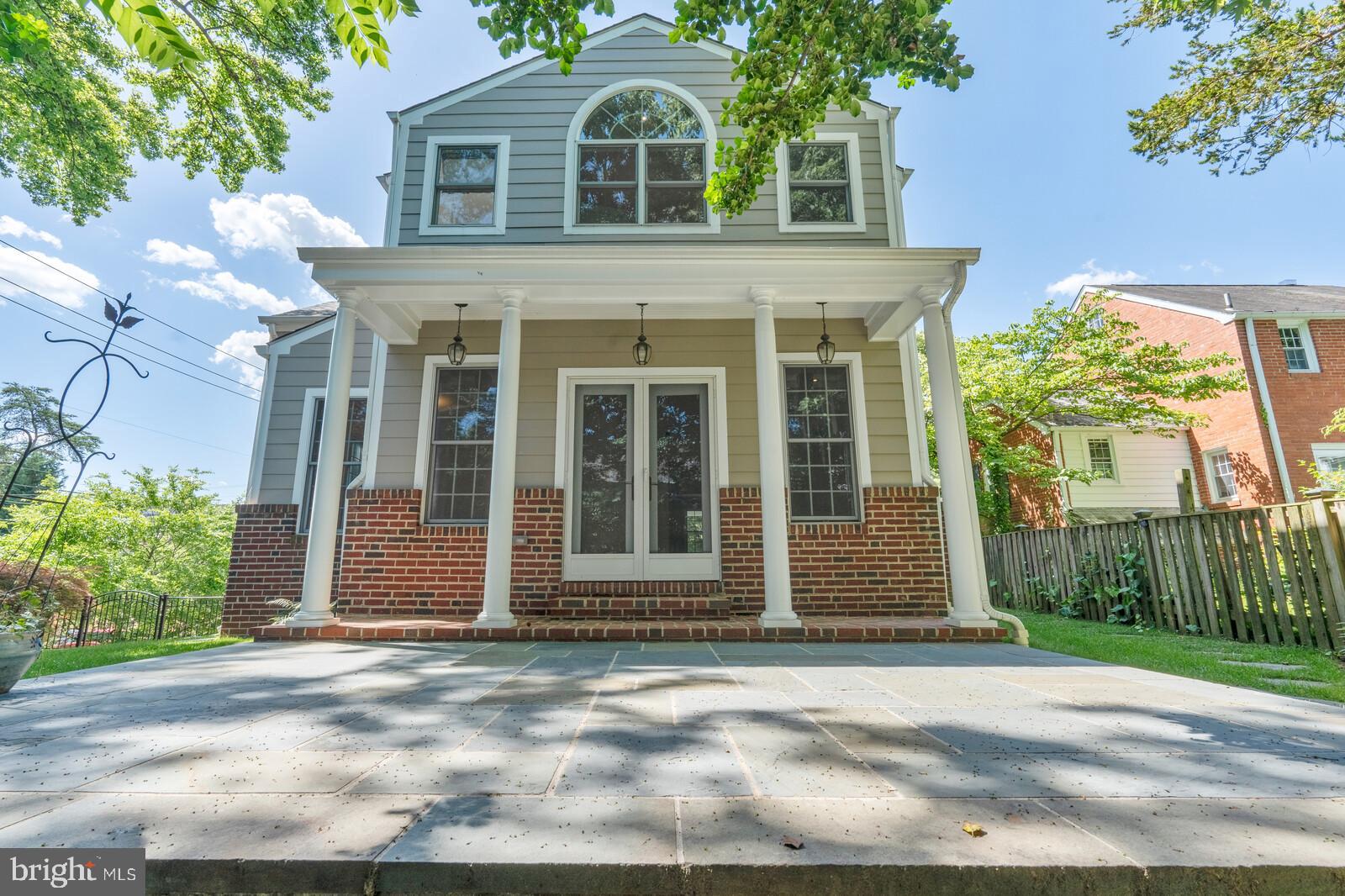 4601 Sleaford Road Bethesda, MD 20814 - Photo 34 of 46 Rear View & Patio