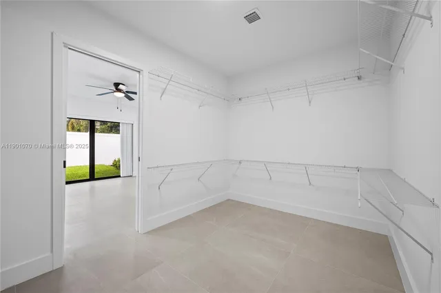 a view of an empty room