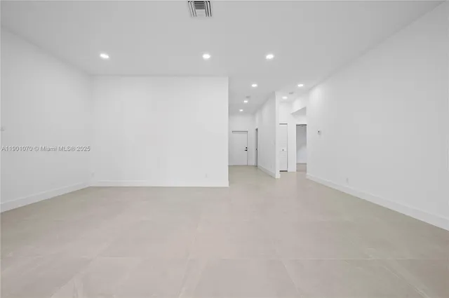 a view of an empty room