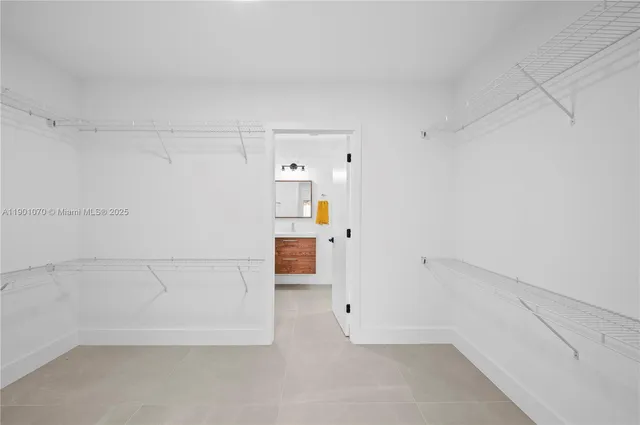 a view of walk in closet