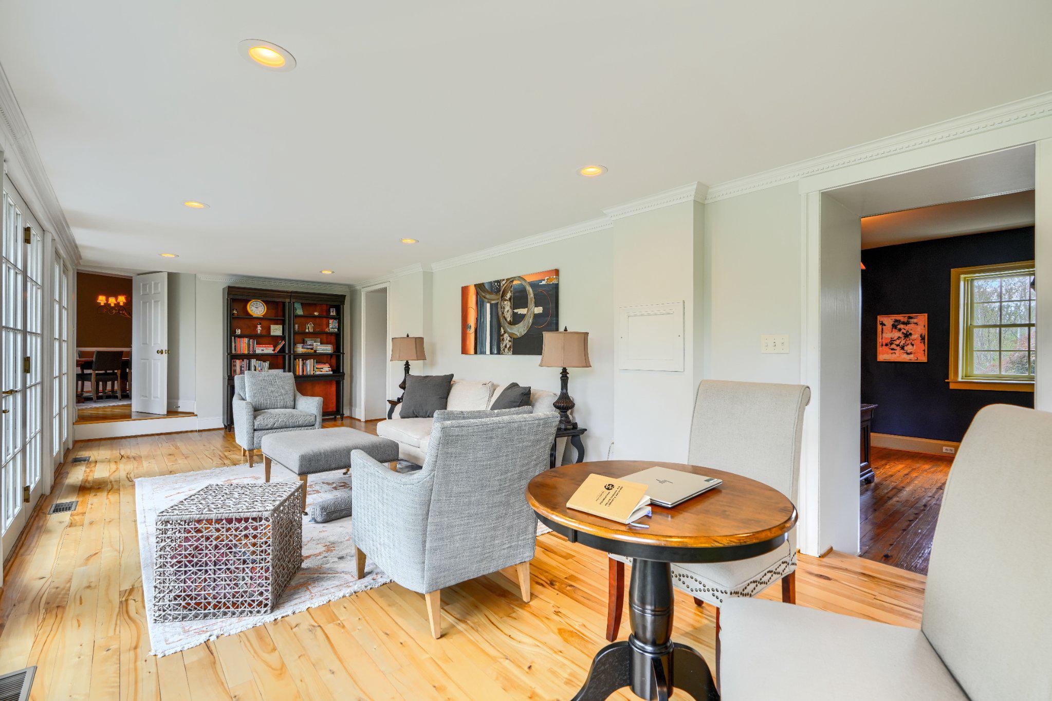 2415 Old Bosley Road Lutherville-Timonium, MD 21093 - Photo 20 of 65 a living room with furniture and a wooden floor