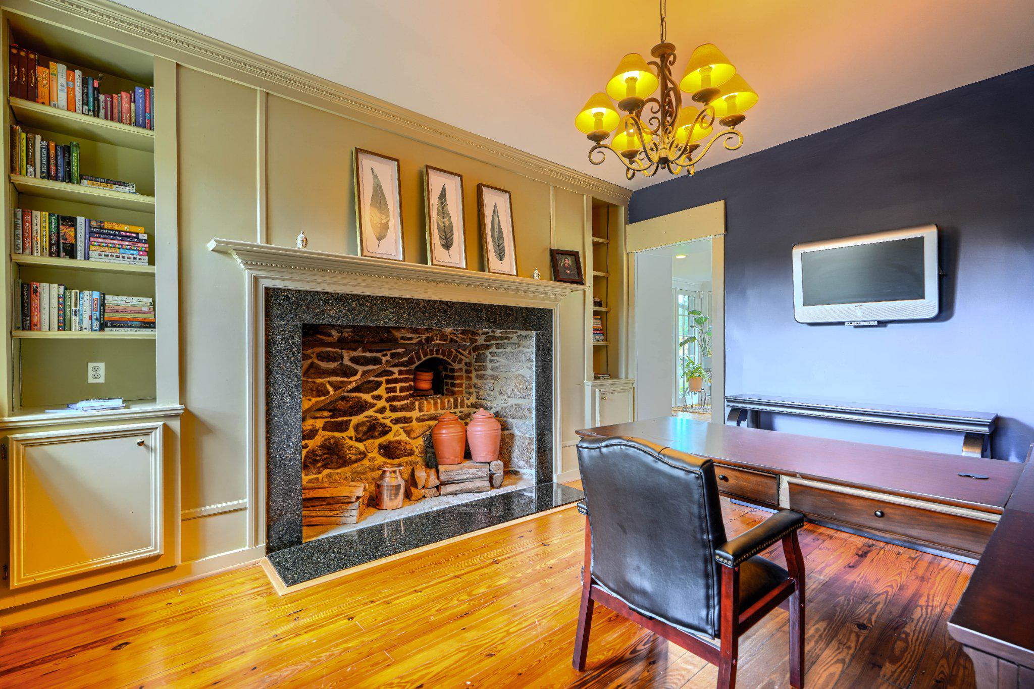 2415 Old Bosley Road Lutherville-Timonium, MD 21093 - Photo 21 of 65 Historic Ornamental Fireplace