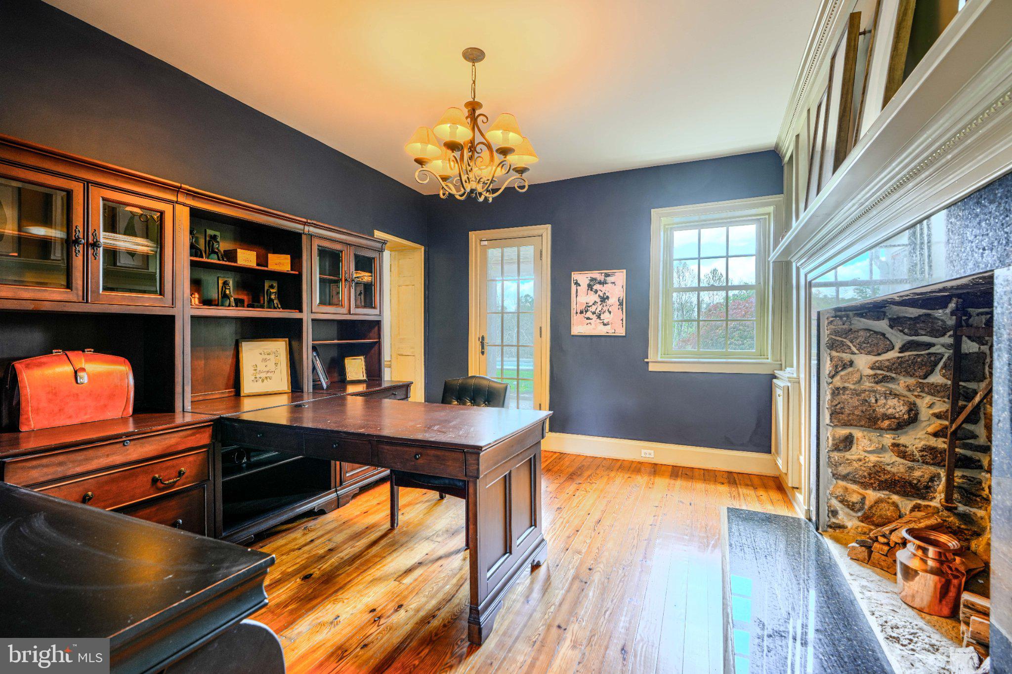 2415 Old Bosley Road Lutherville-Timonium, MD 21093 - Photo 22 of 65 Elegant home office with rich details.