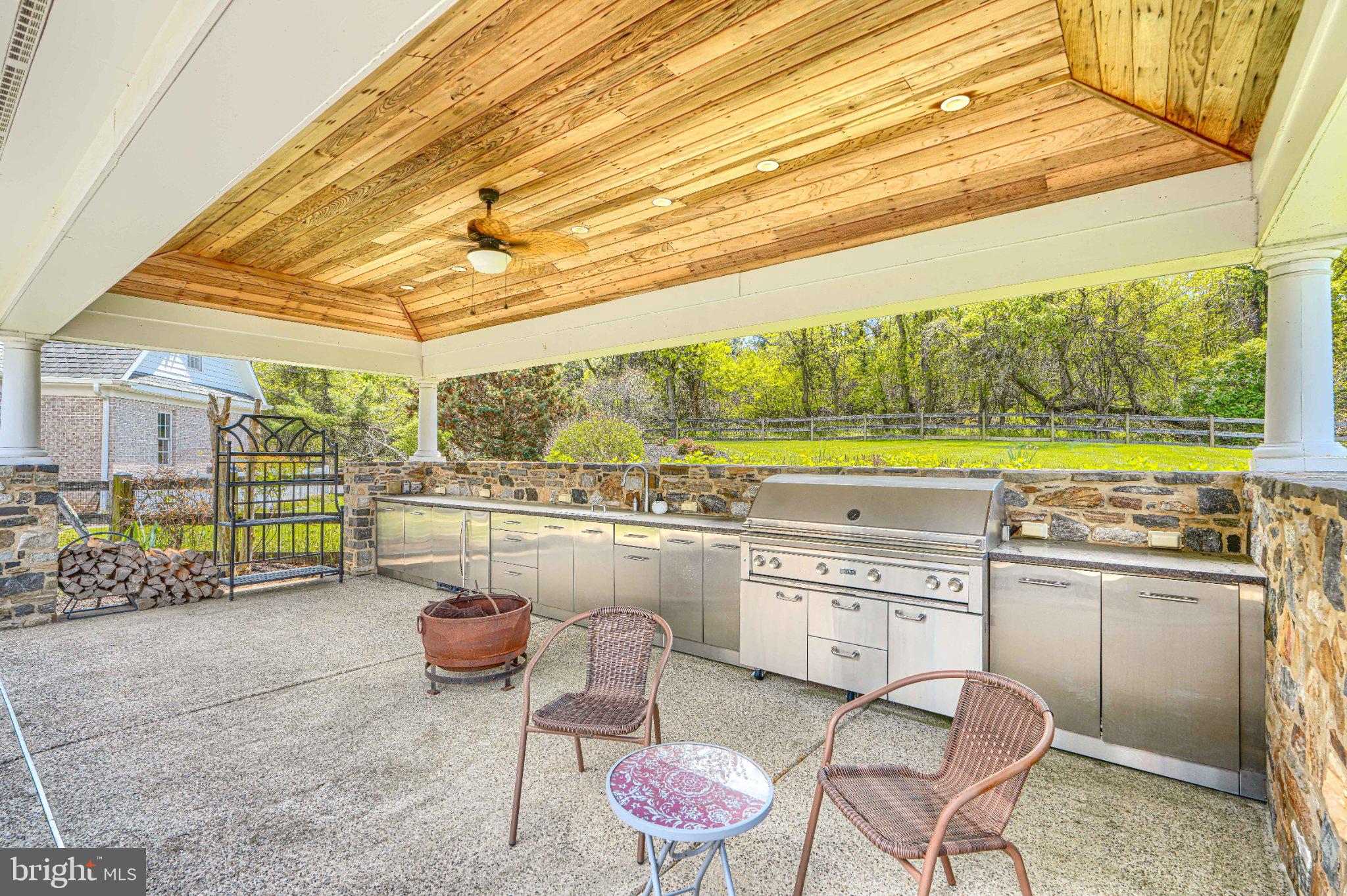 2415 Old Bosley Road Lutherville-Timonium, MD 21093 - Photo 57 of 65 Outdoor kitchen oasis for entertaining.
