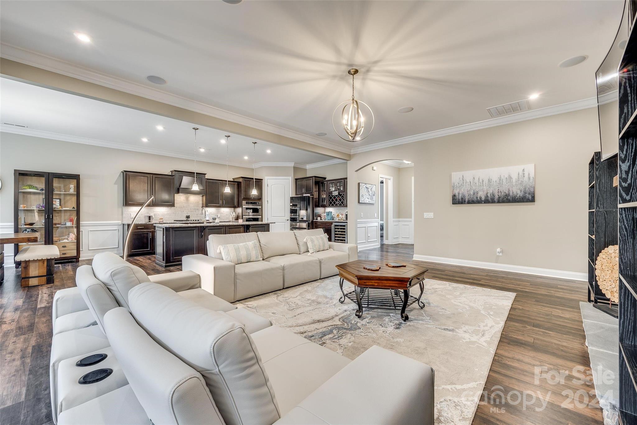 1156 Castle Road Fort Mill, SC 29707 - Photo 18 of 34 a living room with furniture and kitchen view
