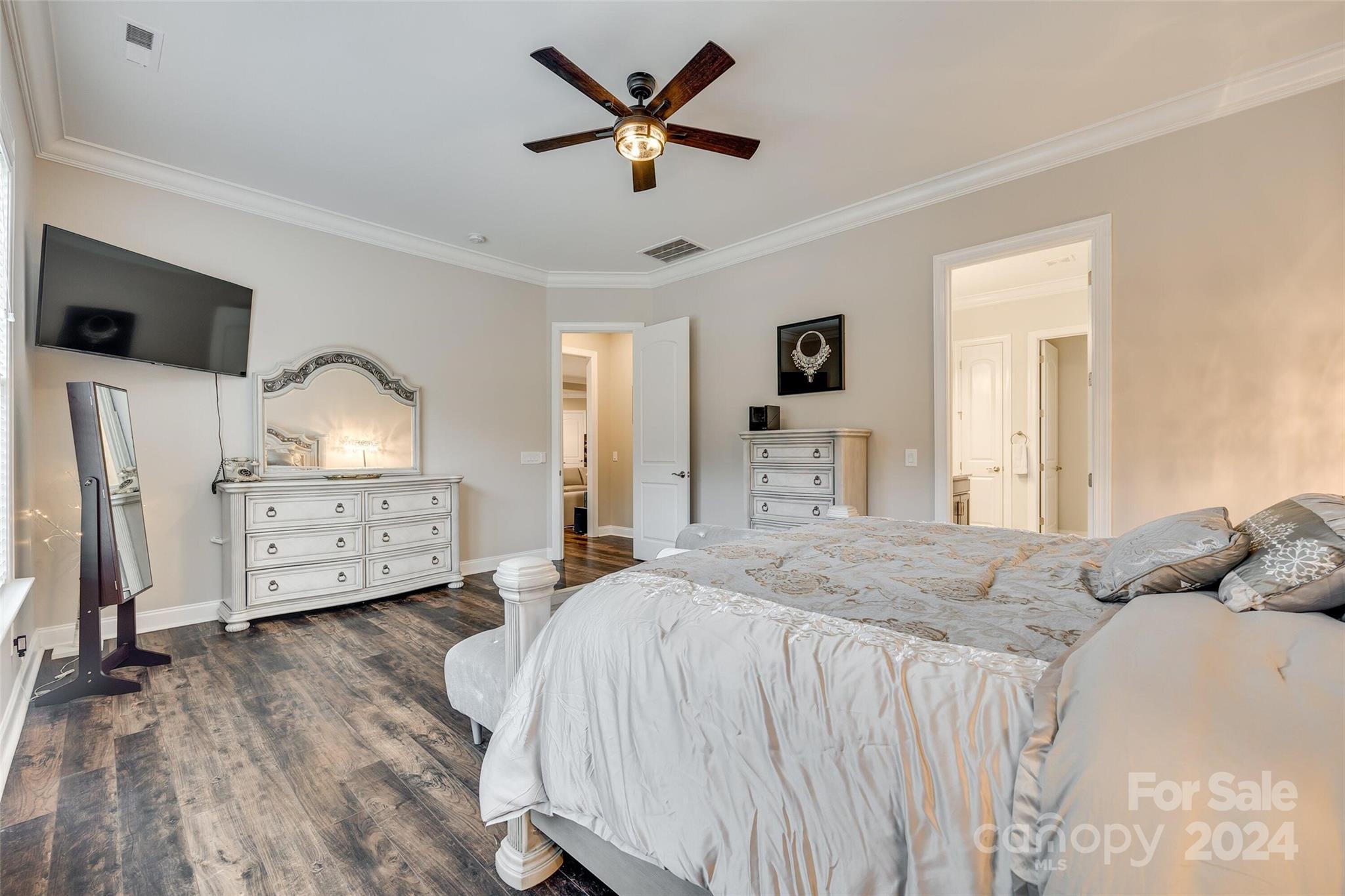1156 Castle Road Fort Mill, SC 29707 - Photo 25 of 34 a bedroom with a bed and a dresser