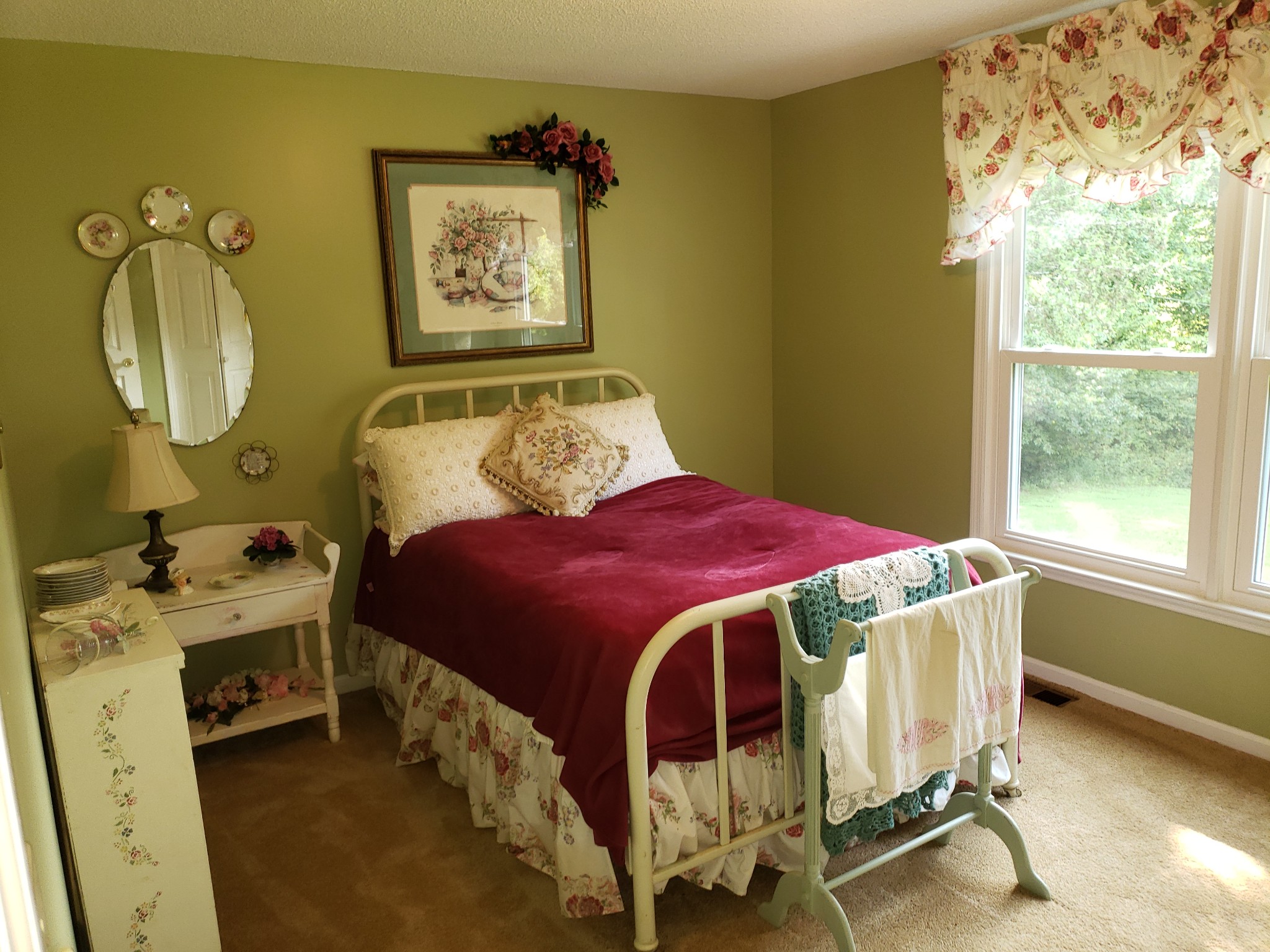 55 Short Creek Road Dellrose, TN 38453 - Photo 12 of 34 a bedroom with a bed and a table