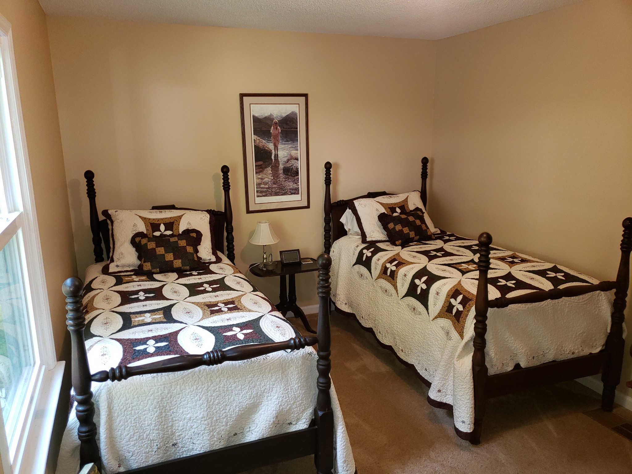 55 Short Creek Road Dellrose, TN 38453 - Photo 15 of 34 a bedroom with a bed and glass wall