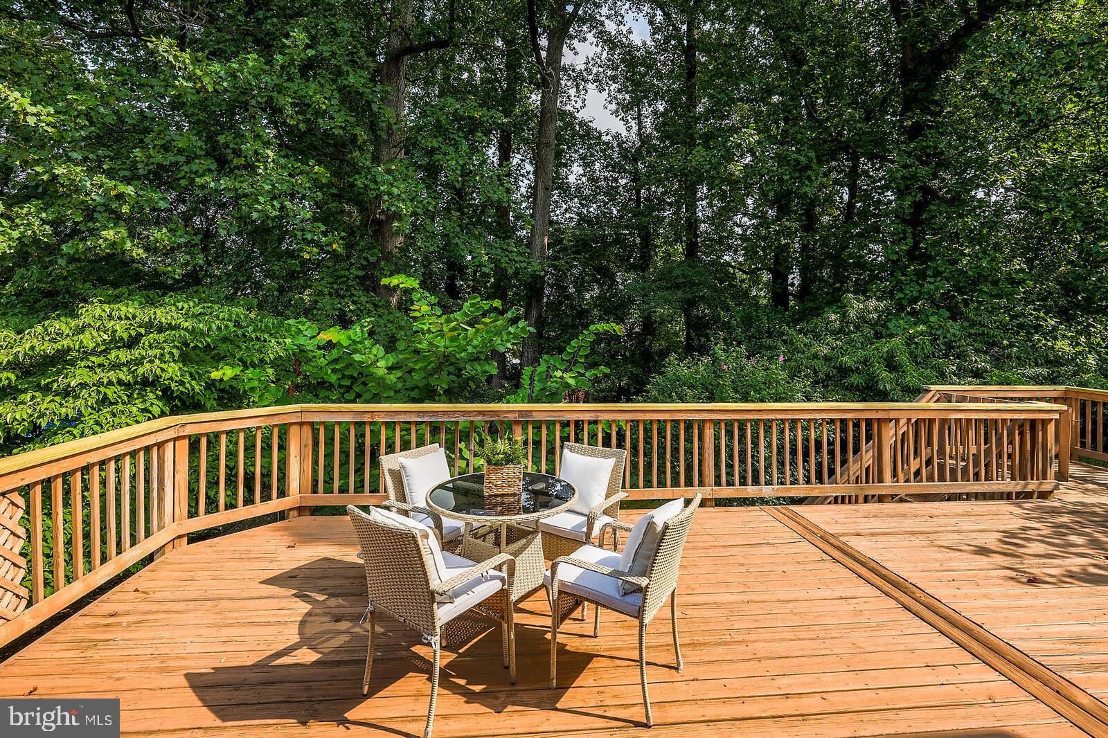 3909 Adams Drive Silver Spring, MD 20902 - Photo 36 of 49 Deck overlooking private backyard