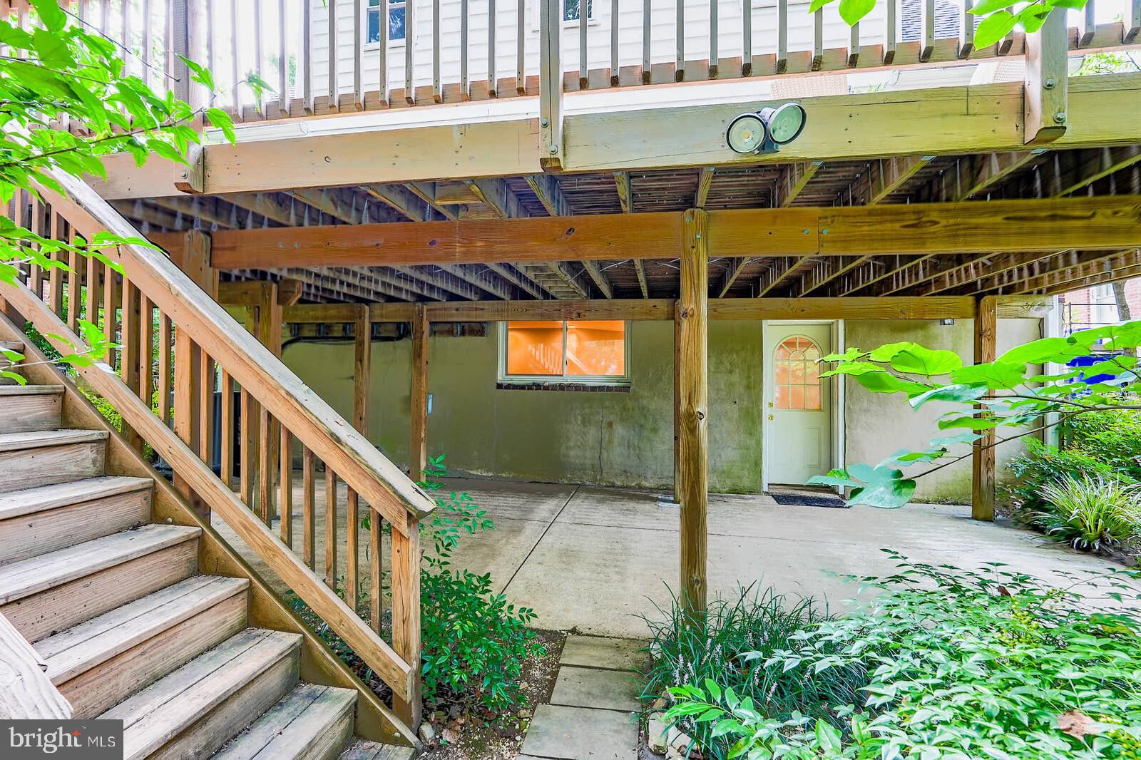 3909 Adams Drive Silver Spring, MD 20902 - Photo 39 of 49 Stairs from deck to patio