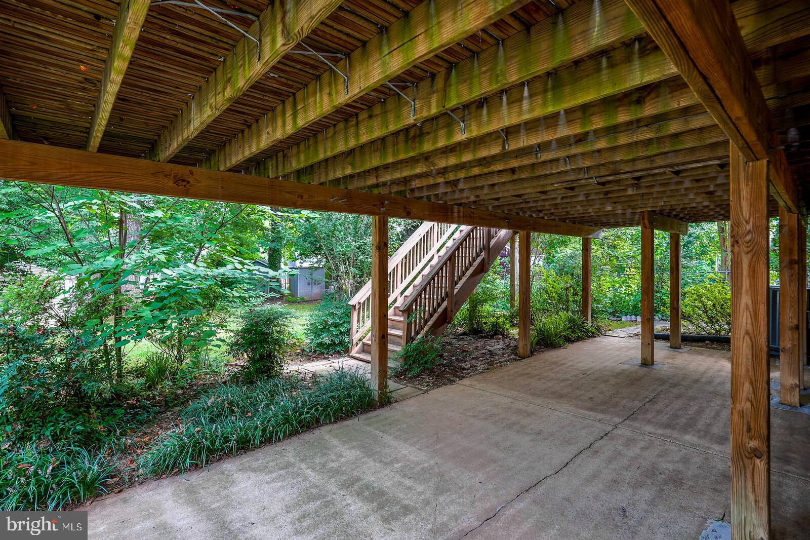 3909 Adams Drive Silver Spring, MD 20902 - Photo 40 of 49 Patio under the deck