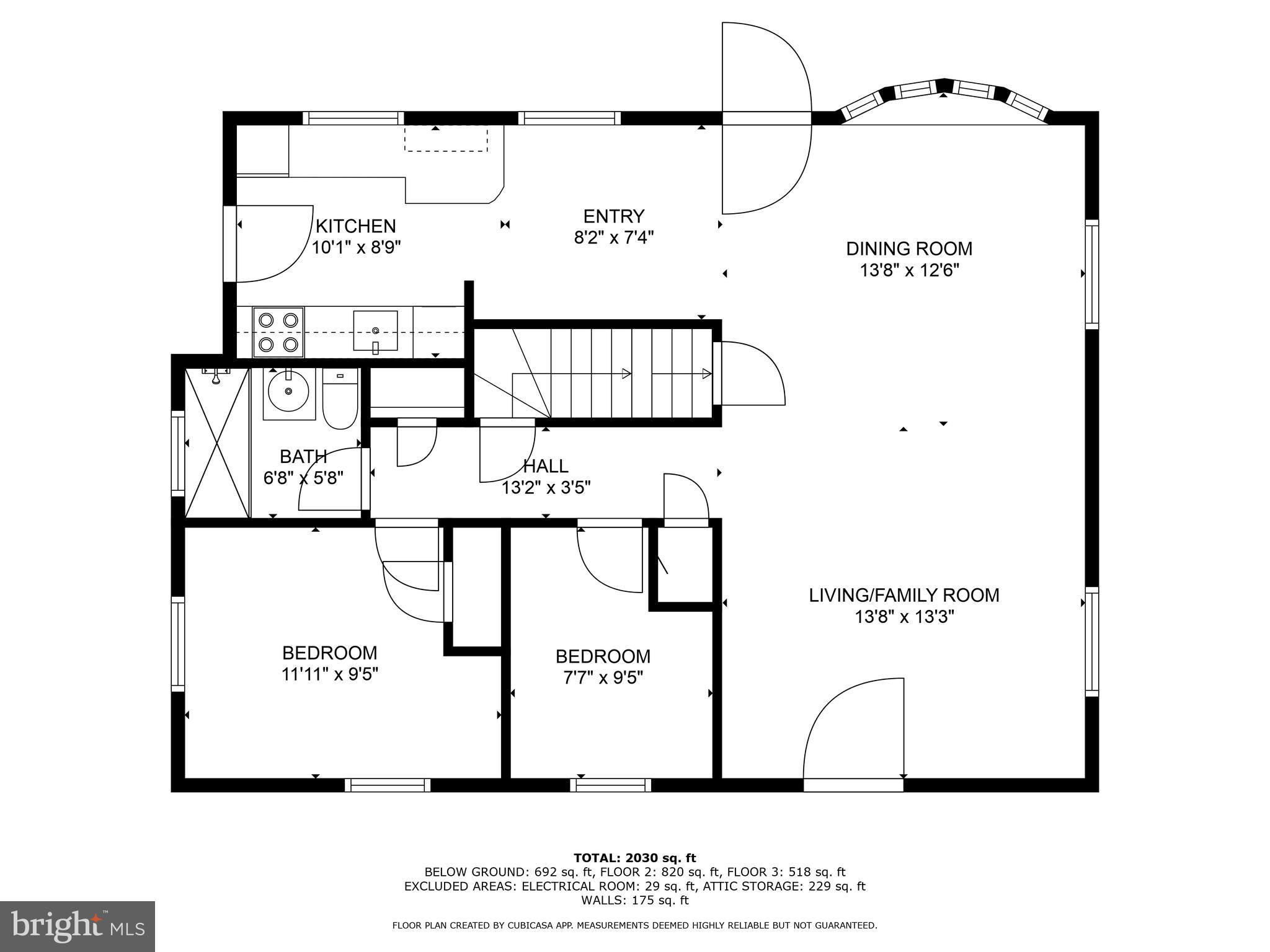 3909 Adams Drive Silver Spring, MD 20902 - Photo 46 of 49 Main level floor plan