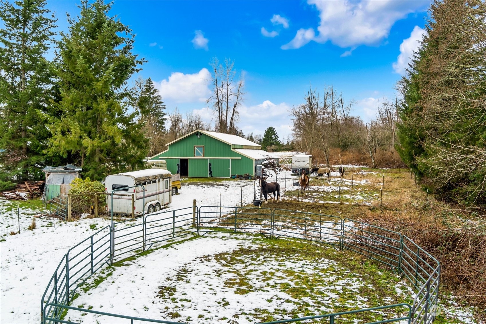 20615 Brown Road Monroe, WA 98272 - Photo 12 of 36 a view of a swimming pool with a patio