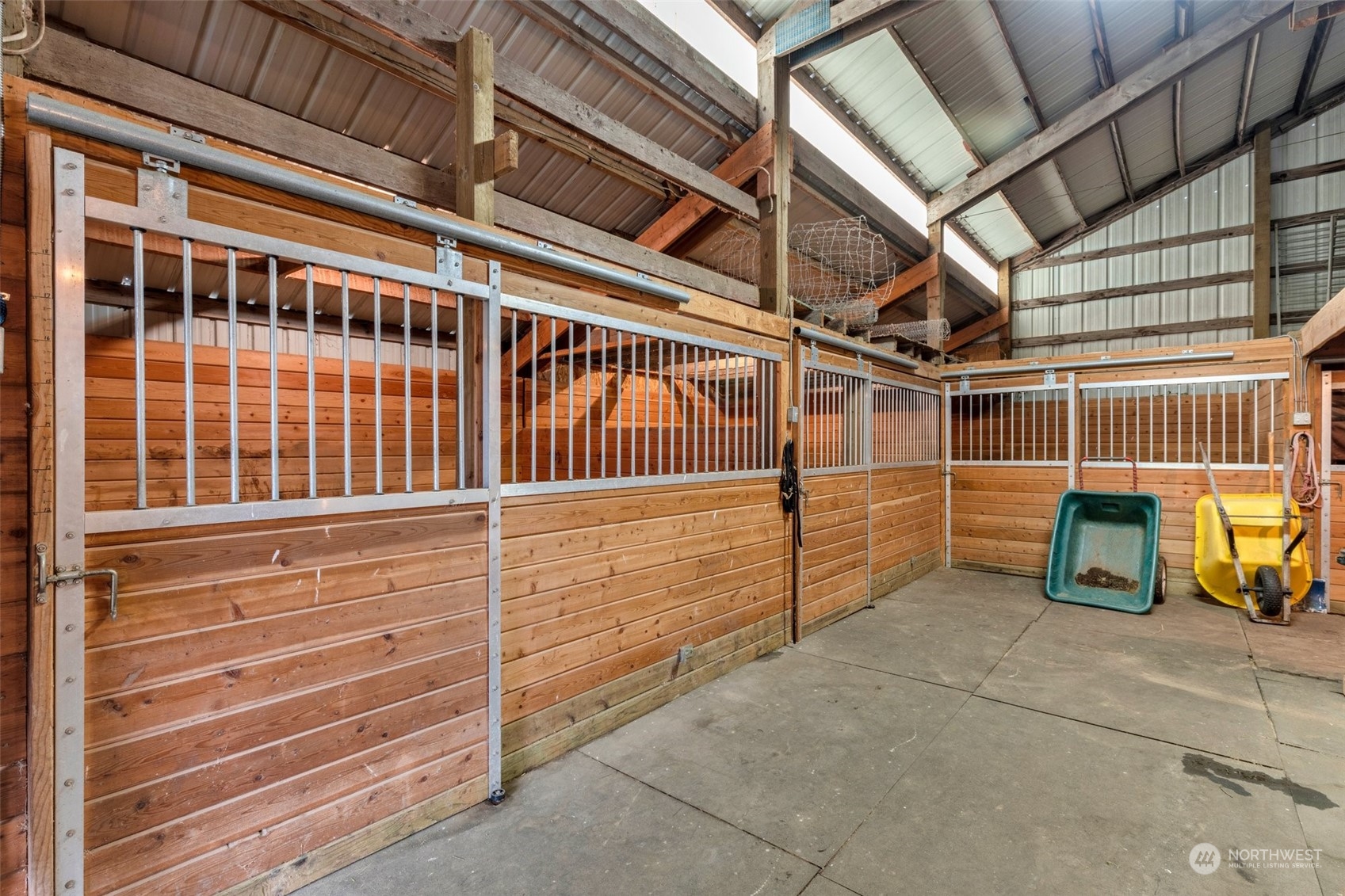 20615 Brown Road Monroe, WA 98272 - Photo 8 of 36 a view of a garage with wooden wall