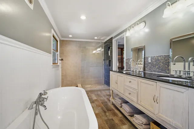 a utility room with a washer and dryer