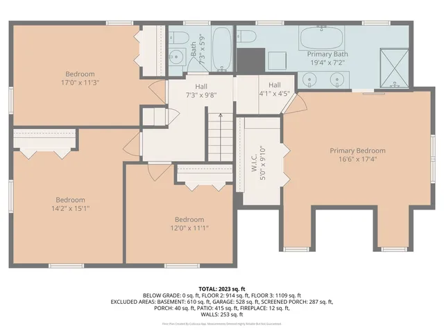 a picture of a bench in a wall