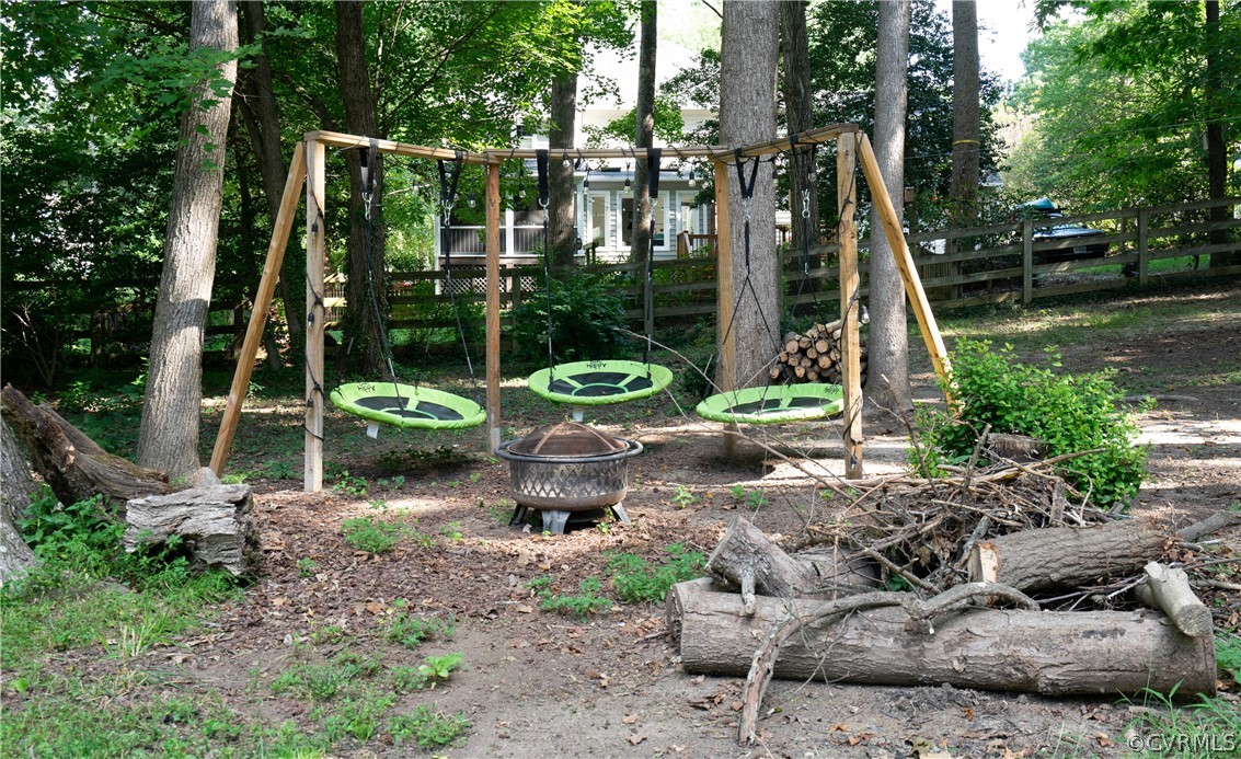 11330 Poplar Ridge Road Chesterfield, VA 23236 - Photo 31 of 32 a view of backyard with green space and seating