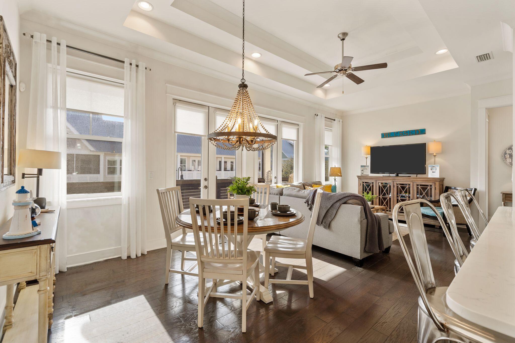 70 East Milestone Dr Inlet Beach, Unit C Inlet Beach, FL 32461 - Photo 1 of 74 Open Concept Living, Dining and Kitchen
