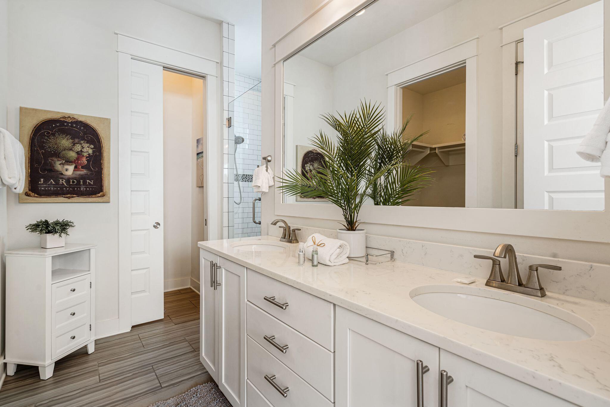 70 East Milestone Dr Inlet Beach, Unit C Inlet Beach, FL 32461 - Photo 14 of 74 Dual Vanity Sinks