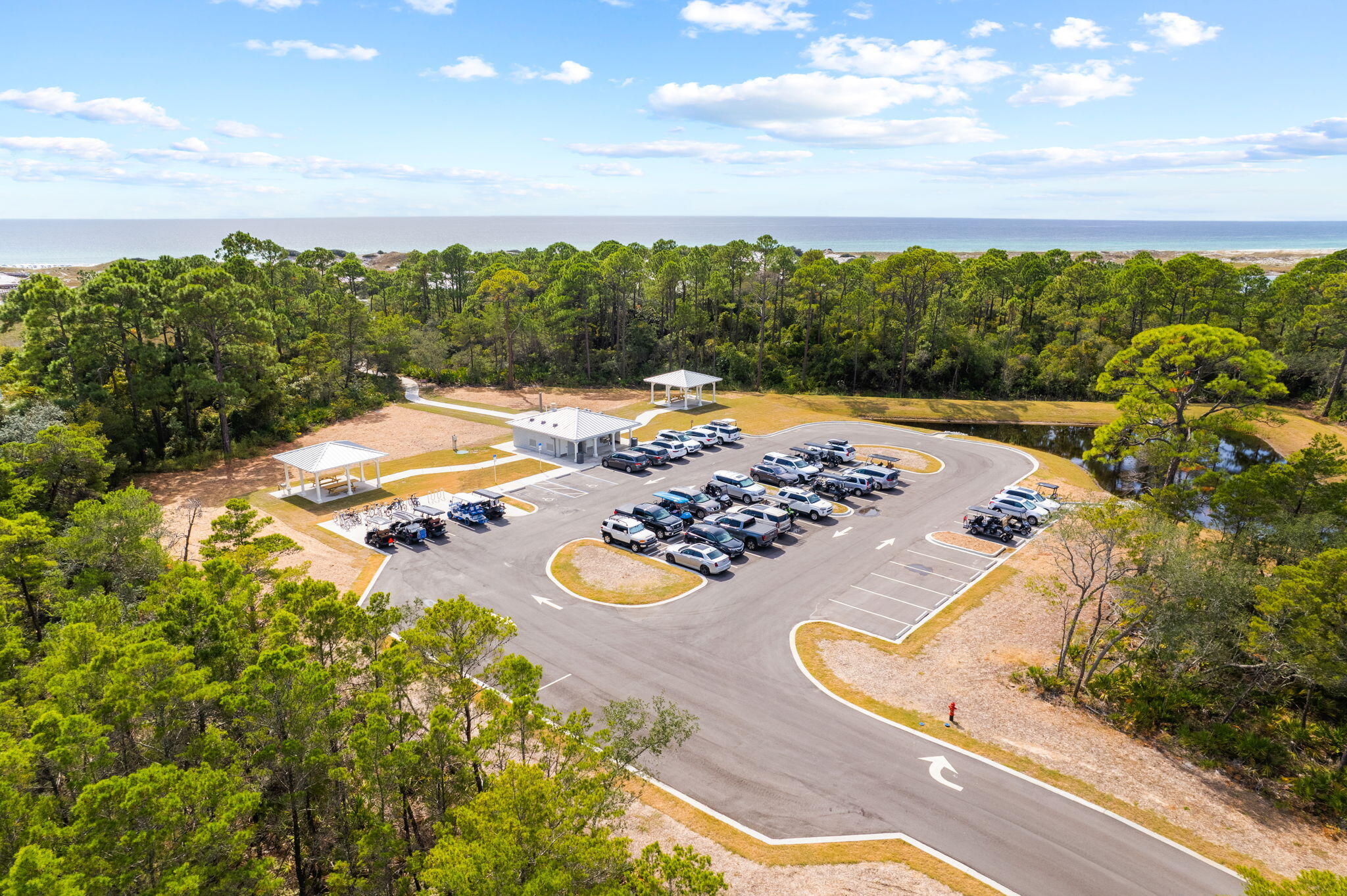 70 East Milestone Dr Inlet Beach, Unit C Inlet Beach, FL 32461 - Photo 71 of 74 Parking at the Beach