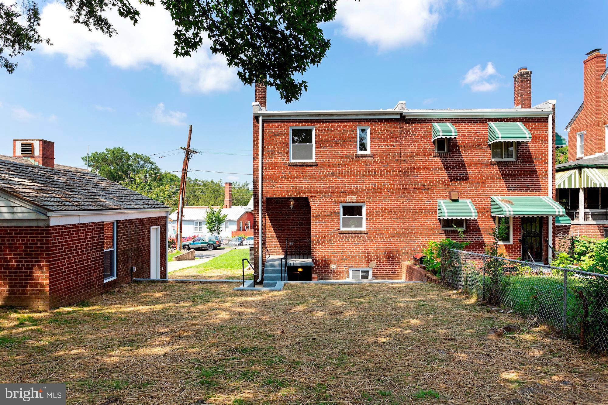 207 44th Street Northeast Washington, DC 20019 - Photo 30 of 32 Rear Yard & Double Lot
