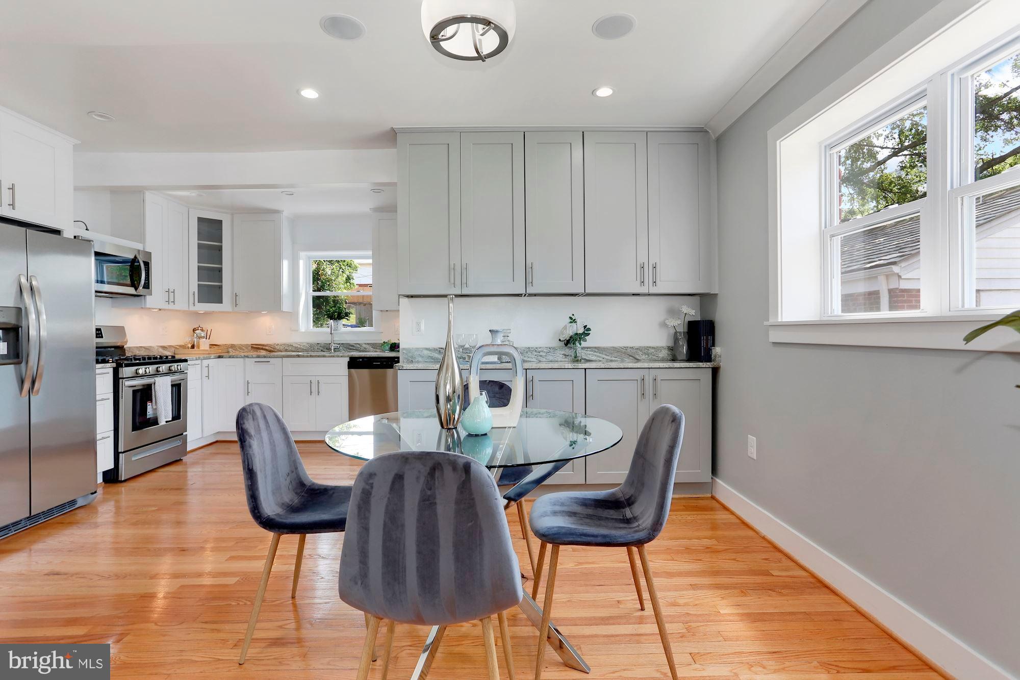 207 44th Street Northeast Washington, DC 20019 - Photo 8 of 32 Dining Area with Huge Windows